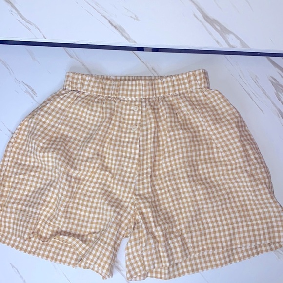 Everlane The Linen Boxer Short in Golden Hour SZ Small NWOT -Sold Out Online - Picture 7 of 10